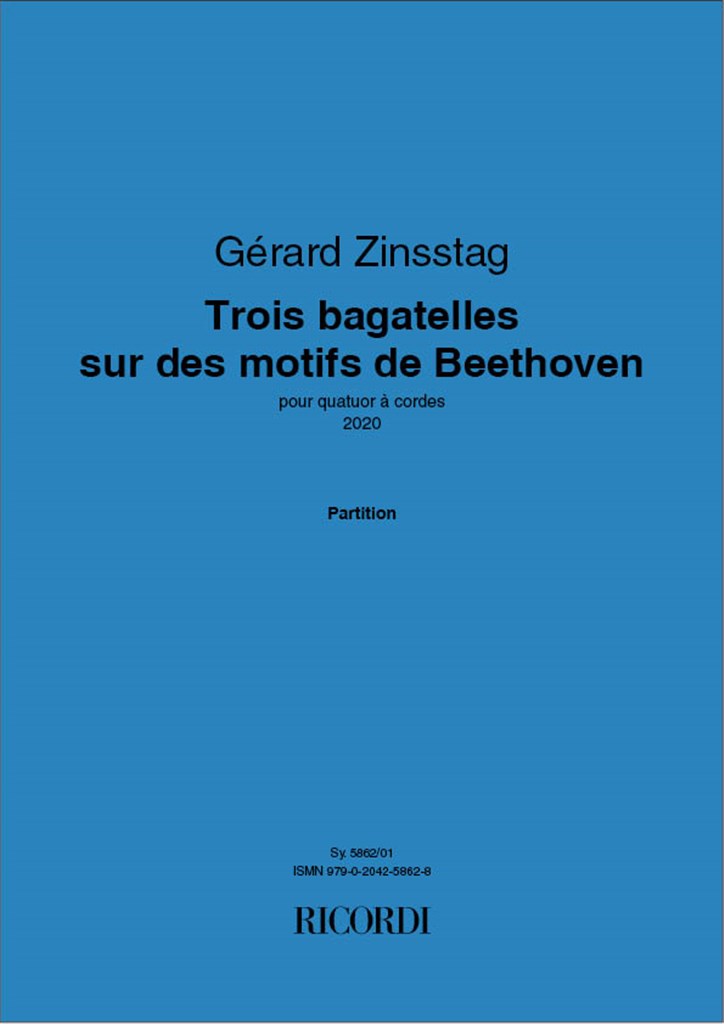 Trois bagatelles sur des motifs de Beethoven